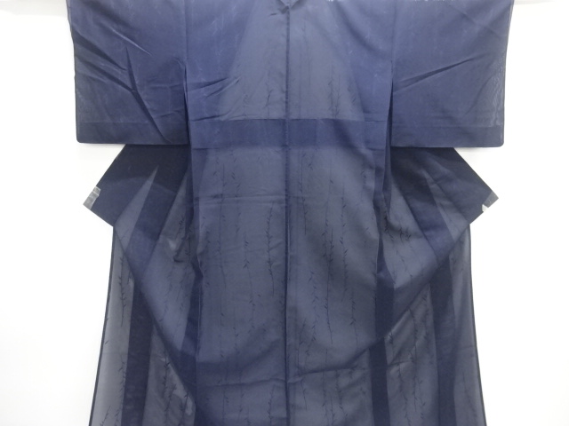JAPANESE KIMONO / ANTIQUE TAISHO-ROMAN KIMONO FOR SUMMER WOVEN KIMONO